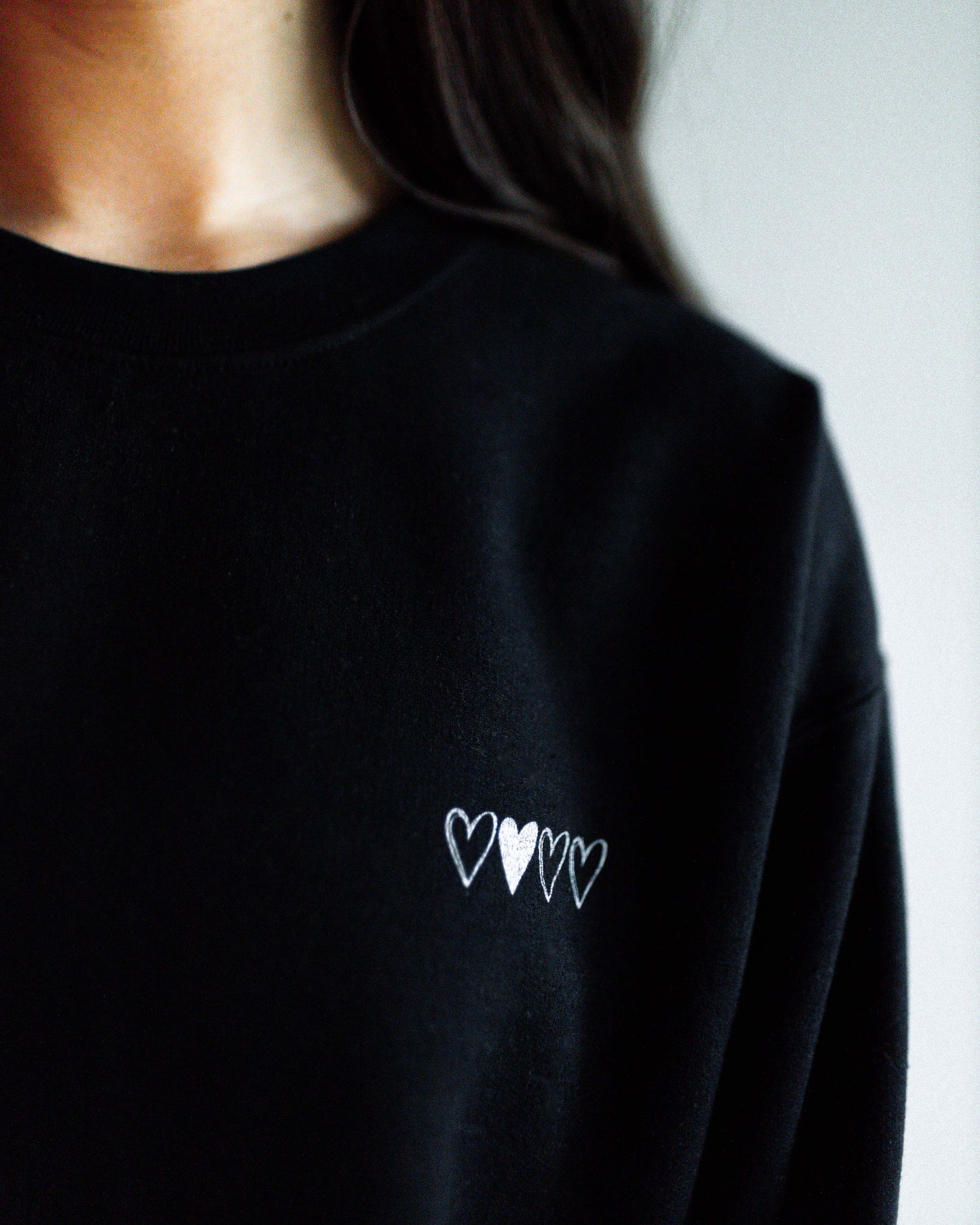 Wish You Were Here BLACK Crewneck